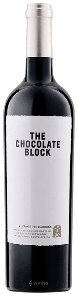 The Chocolate Block wine bottle